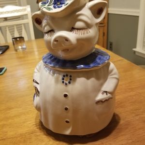 Antique Shawnee Girl Winnie Pig Cookie Jar